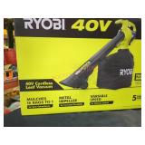 Ryobi 40v Leaf Vacuum, Tool Only