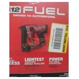 Milwaukee M12 18ga compact Brad nailer