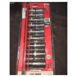 Milwaukee SAE 1/2" Drive Impact Socket set Milwaukee SAE 1/2" Drive Impact Socket set