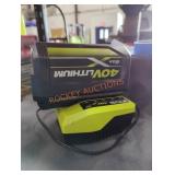Ryobi 40v 6 ah battery and charger Ryobi 40v 6 ah battery and charger