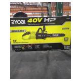 RYOBI 14" 40V Cordless Chainsaw RYOBI 14" 40V Cordless Chainsaw