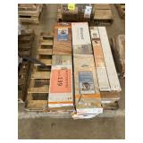 Assorted Plank Flooring, Blinds Assorted Plank Flooring, Blinds