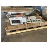 Countertop microwave, baseboard register x3, air Countertop microwave, baseboard register x3, air