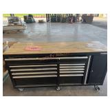 Husky 60in Mobile Workbench with 10 Drawers Husky 60in Mobile Workbench with 10 Drawers