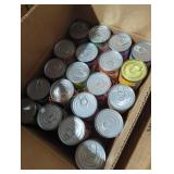 Box lot of wet dog food cans Box lot of wet dog food cans