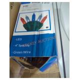 2 packs 100 red, white , and blue led mini lights 2 packs 100 red, white , and blue led mini lights