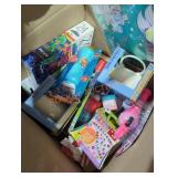 Box lot of craft and kids games Box lot of craft and kids games