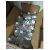Box lot of bottles of water Box lot of bottles of water