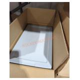 Box of small totes with lids Box of small totes with lids
