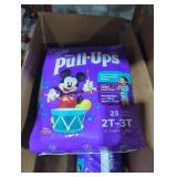 4 packs Huggies pull ups 2t-3t 4 packs Huggies pull ups 2t-3t