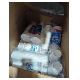 Box lot of foam cups Box lot of foam cups