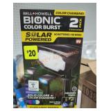 Bionic color burst solar powered lights Bionic color burst solar powered lights