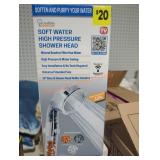 Soft water high pressure shower head Soft water high pressure shower head