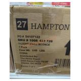 Hampton Bay 1 light wall sconce Hampton Bay 1 light wall sconce
