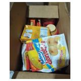 Box lot of food Box lot of food