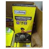 6 boxes of true living contractor garbage bags 6 boxes of true living contractor garbage bags