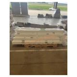 White vinyl decking posts 22 X the bid
