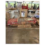 (8)  Bruce hardwood flooring 8 X BID