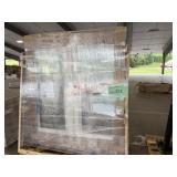 Double Doors with internal blinds, Full Lite