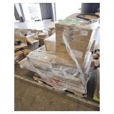 Toilet bowl, Floor Tile, Wall & Base Cabinets