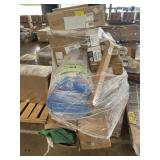 Banda Teak Dining Chairs (2), Wicker Round Table,