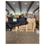 Outdoor furniture white cushions, mattress