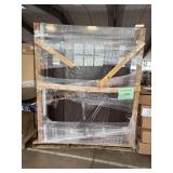 Brown exterior door 64 1/2ï¿½ insert walk-in 35ï¿½