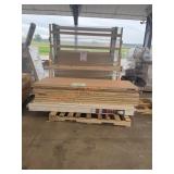 Fresh hardwoods slabs, Jeldwen exterior door