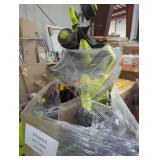 Skid lot of Ryobi outdoor tools