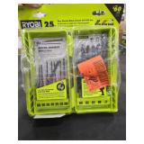 Ryobi HEX Shank Black Oxide Drill Bit Set