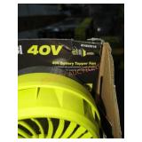 Ryobi 40V Battery Topper Fan