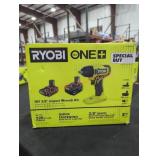 Ryobi 18v 3/8" impact wrench kit
