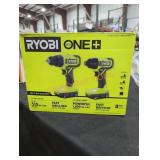 Ryobi 18v 2 tool combo kit