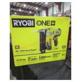 Ryobi 18v 18 ga brad nailer