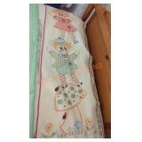 Embroidered Raggedy Anne Growth Tracker