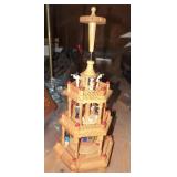 Wooden Nativity Christmas Pyramid