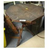 Vintage Wood Side Table