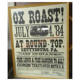 Ox Roast Historical Event Advertising Poster