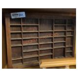 Vintage Letter Press Printing Tray