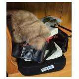 Purses & Fur Collars Lot