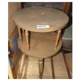 Small 2-Tier Round Side Table