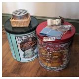 2 Vintage Tins