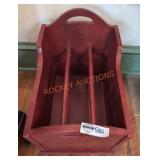Wood Magazine Holder