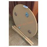 Round Side Table, Disassembled