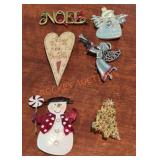 Vintage Christmas Brooches