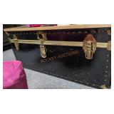 Vintage Steamer Trunk L 35 1/2" W 20" H 15 1/2"