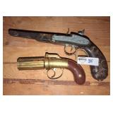 2 Vintage Plastic Toy Guns