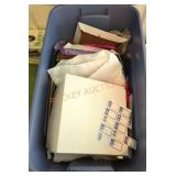 Gift Wrapping Supplies Tote Lot