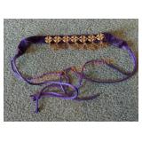 Purple Velvet Chocker/Headband
