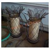 Metal Wire Pineapple Lamps